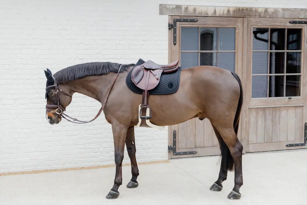 Saddle Pad Plaited 3D Logo Jumping | Kentucky Horsewear - Active Equine