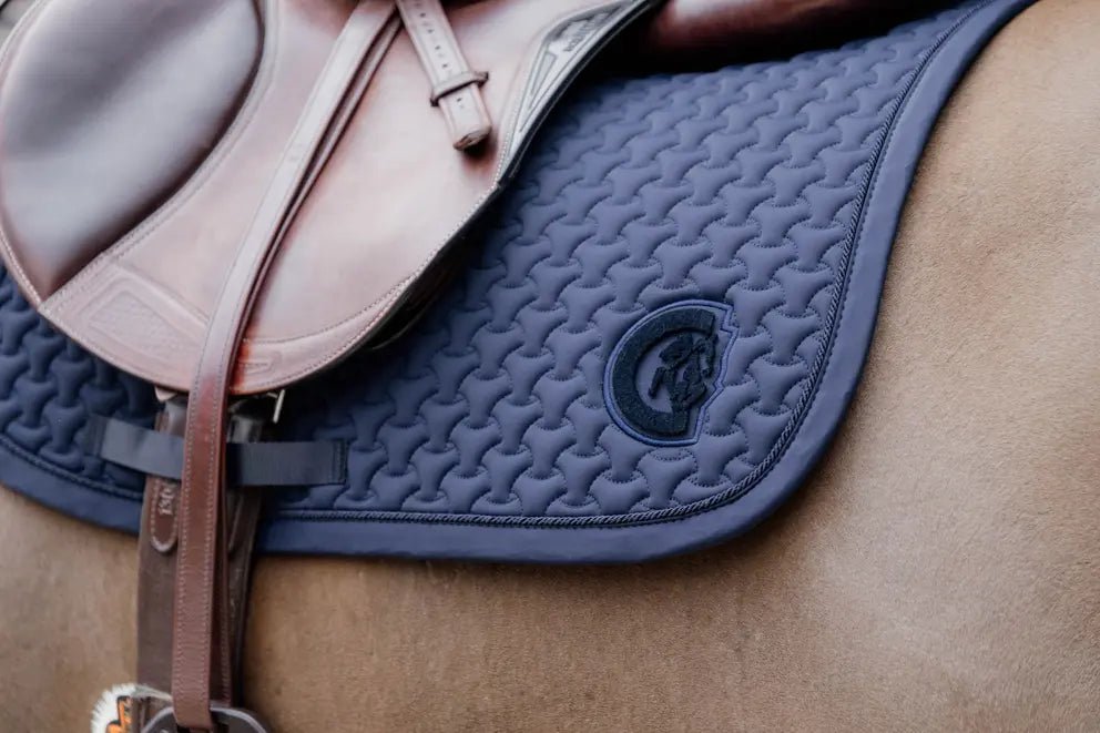 Saddle Pad Plaited 3D Logo Jumping | Kentucky Horsewear - Active Equine