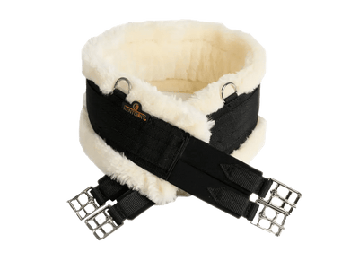 Sheepskin Girth with elastic & 3 D - rings | Kentucky Horsewear - Active Equine