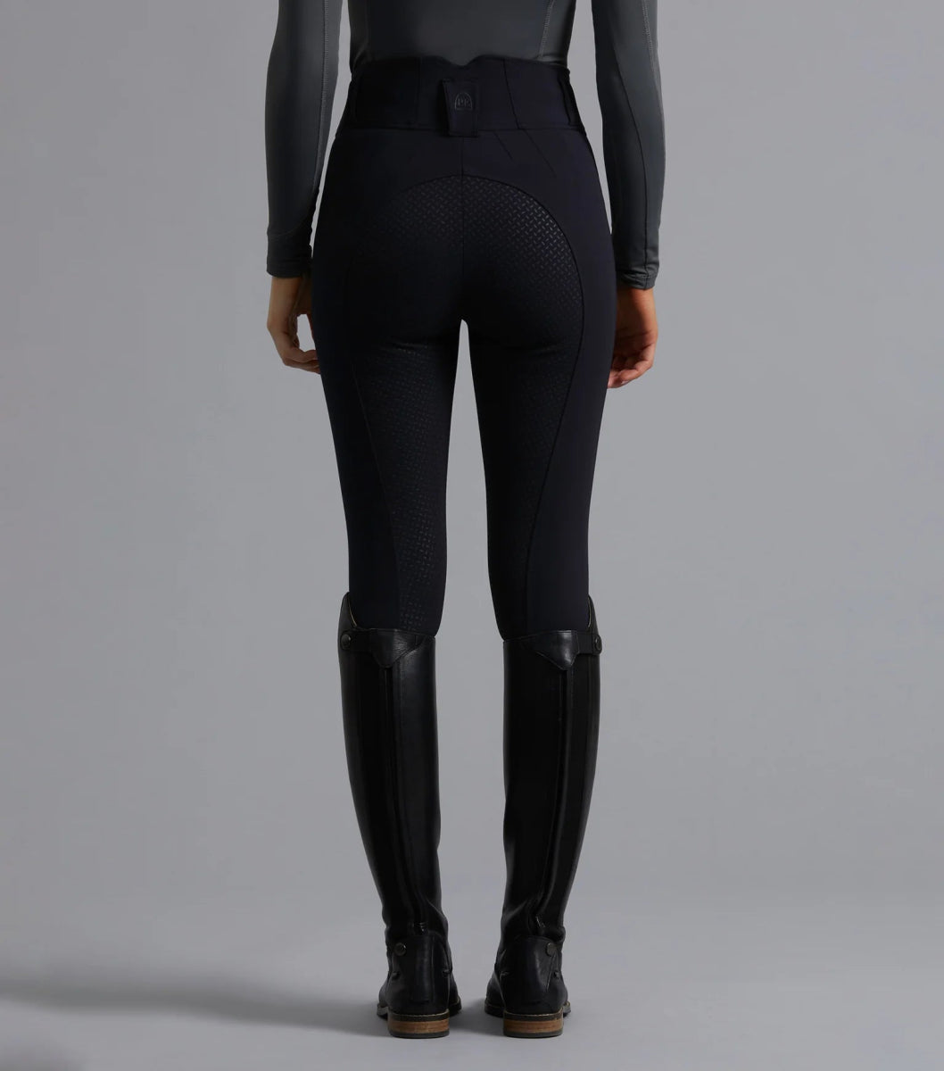 Sophia Black Ladies Full Seat High Waist Riding Breeches | Premier Equine - Active Equine