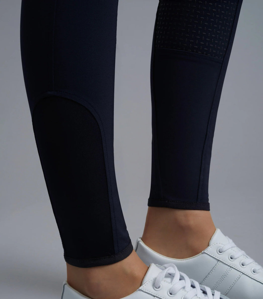 Sophia Navy Ladies Full Seat High Waist Riding Breeches | Premier Equine - Active Equine