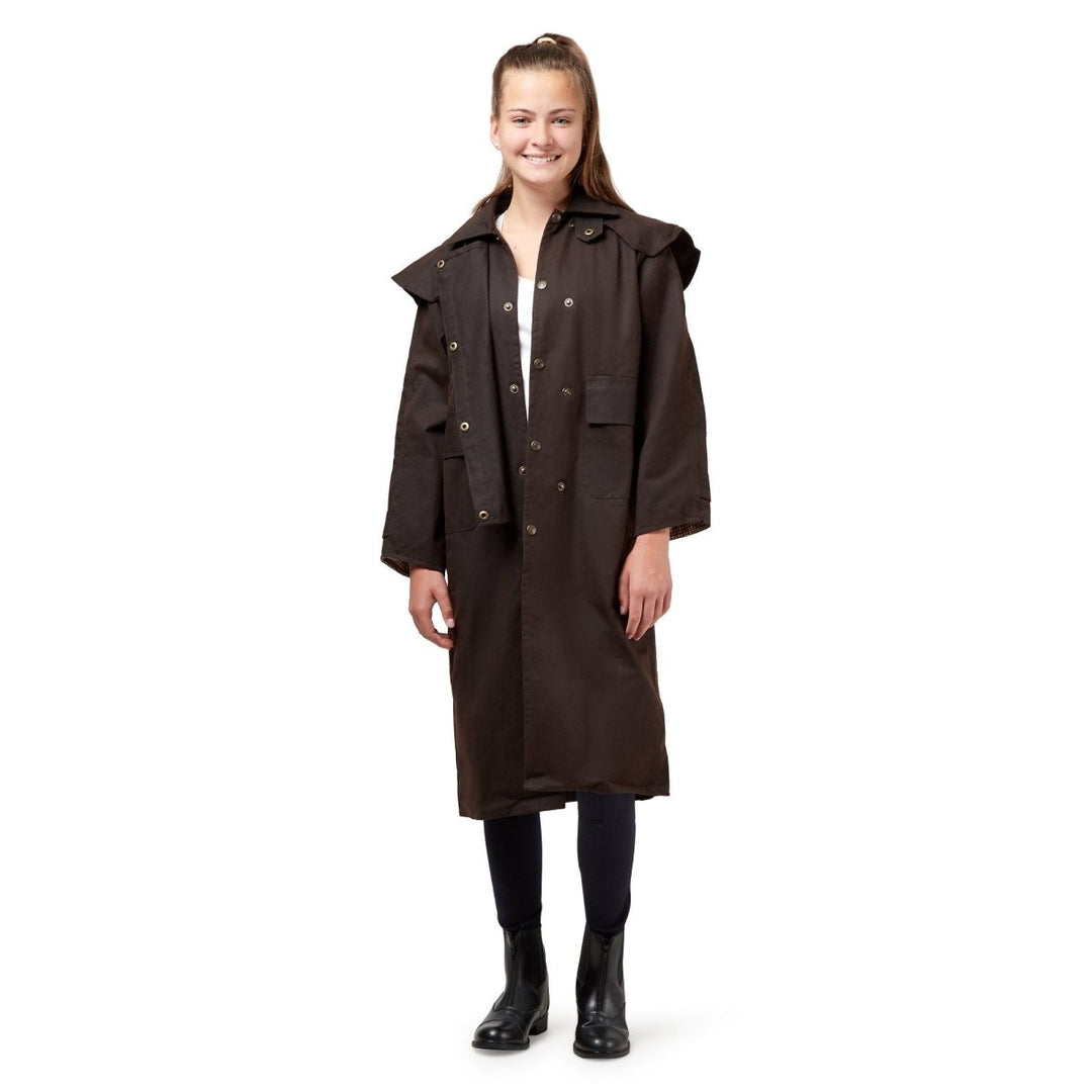 Syd Hill Oilskin Coat Childs - Active Equine