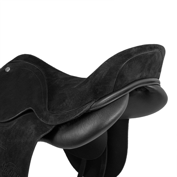 Syd Hill Polo Saddle, Roughout Leather - Active Equine