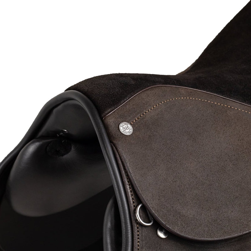 Syd Hill Polo Saddle, Roughout Leather - Active Equine
