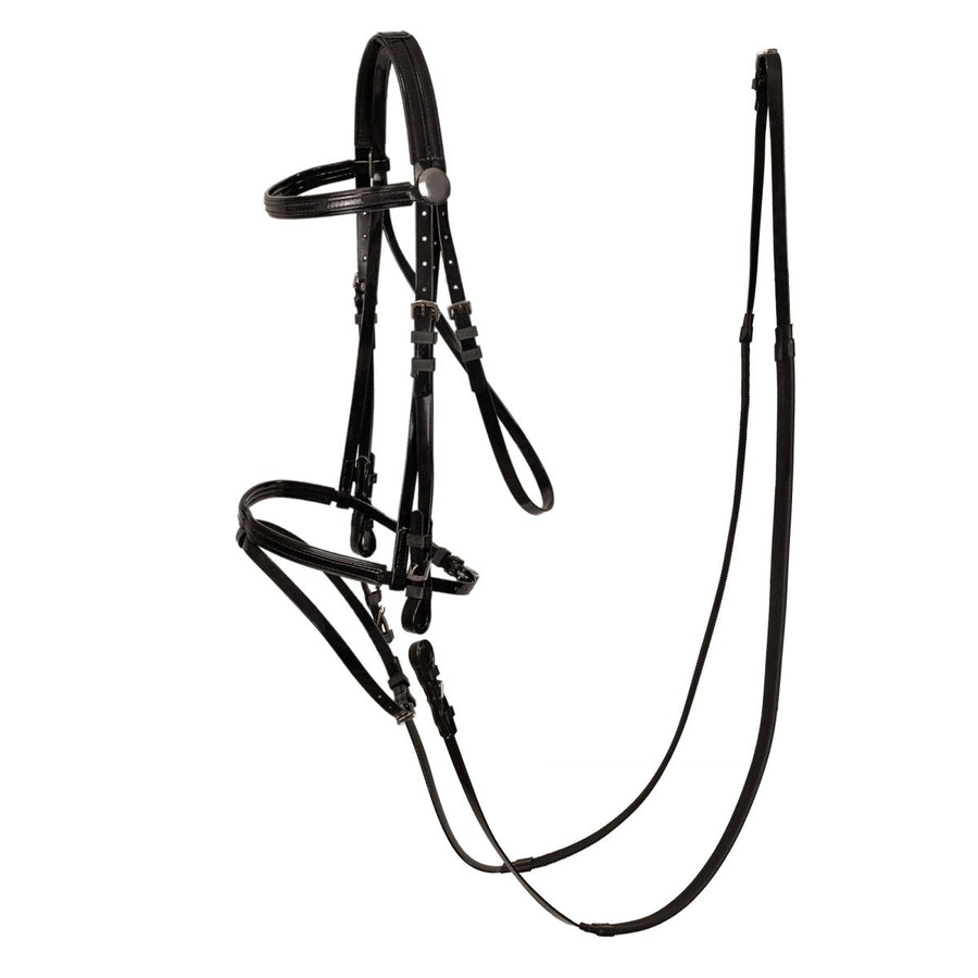 Syd Hill PVC Hanovarian Bridle with Reins - Active Equine