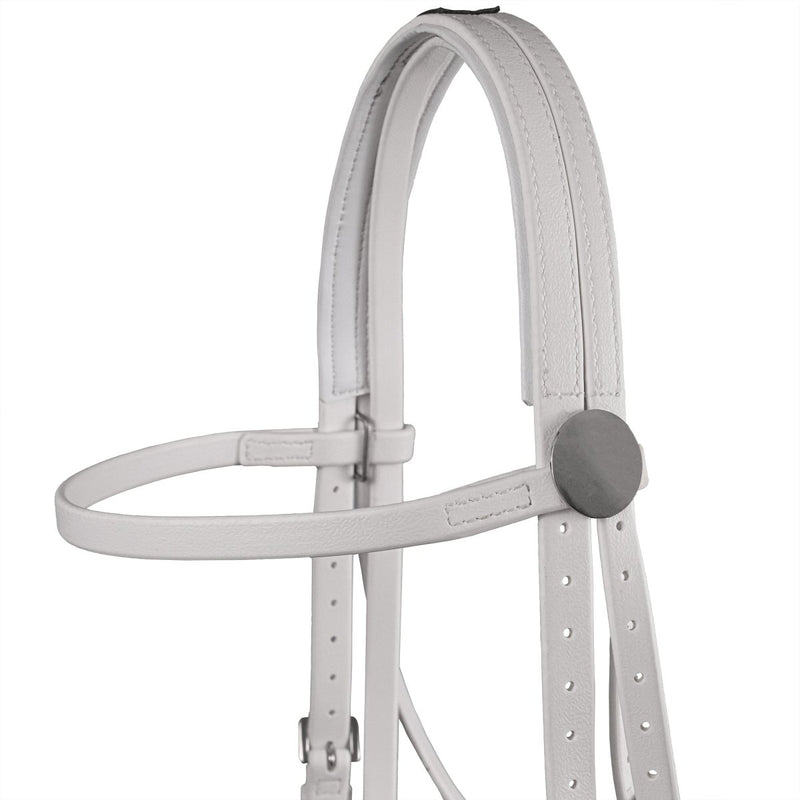 Syd Hill PVC Matte Race Bridle with Cavesson Noseband & Loop Reins - Active Equine