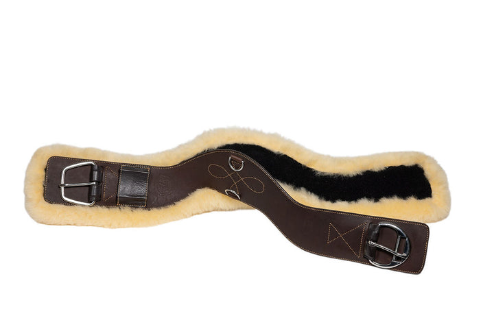 Syd Hill Shoulder Relief Cinch - Sheepskin Liner - Active Equine