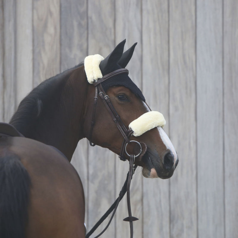 Sheepskin Noseband Set Equine Therapy | Kentucky Horsewear - Active Equine