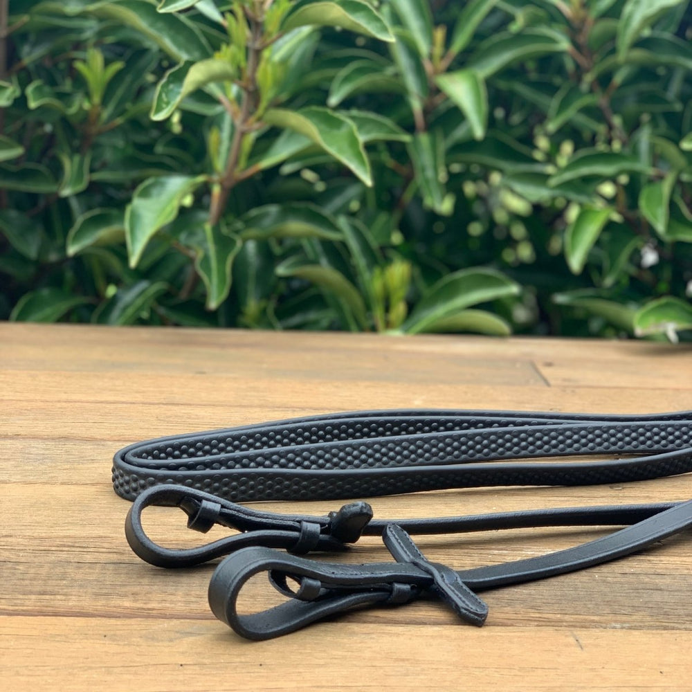 Bio Grip Rubber Reins (billet end) | Active Equine - Active Equine