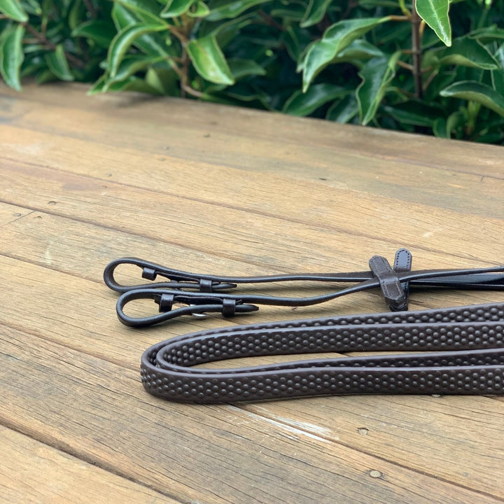 Horse Reins - Bio Grip Rubber Reins (billet end) | Active Equine - Active Equine