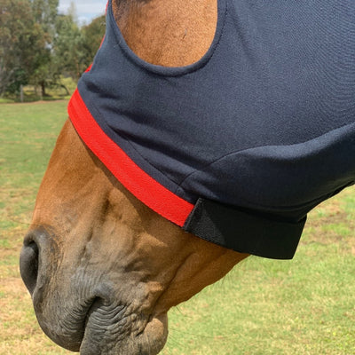 Cotton Stretch Horse Hood (with zip) | Active Equine - Active Equine