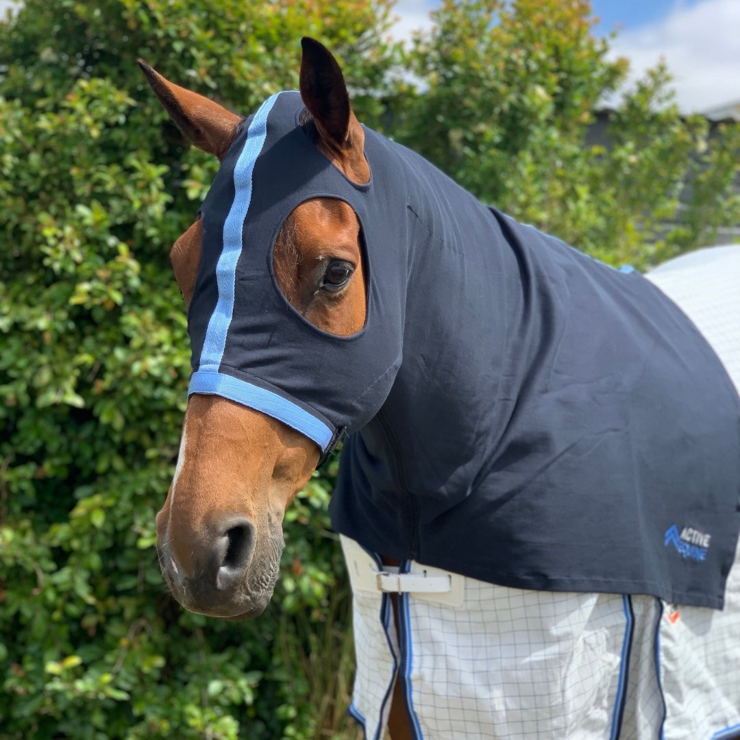 Horse Hood Cotton Stretch (with zip) | Active Equine - Active Equine