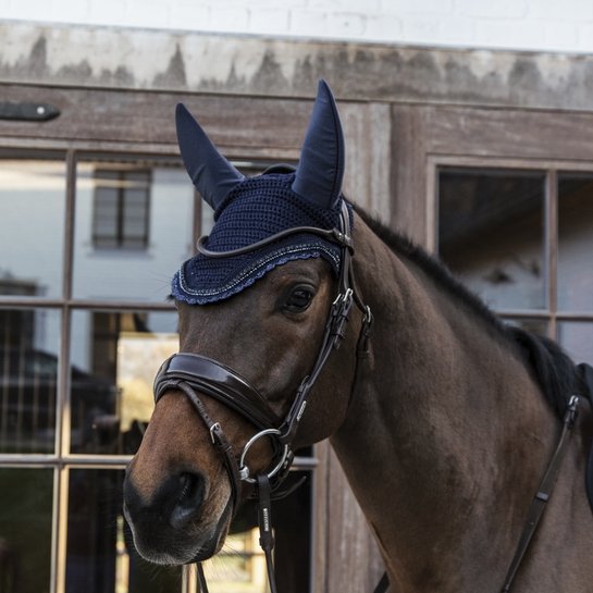 Fly Veil Wellington Stone and Pearl Soundless | Kentucky - Active Equine