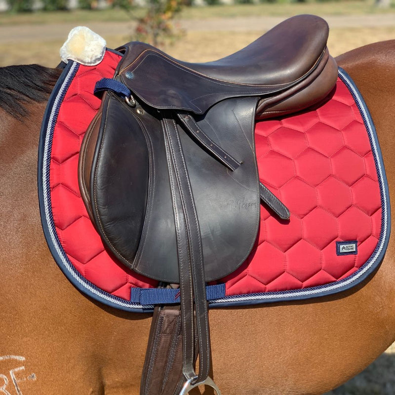 Gloss Hexagon Jump Cotton Saddle Pad | Active Equine - Active Equine