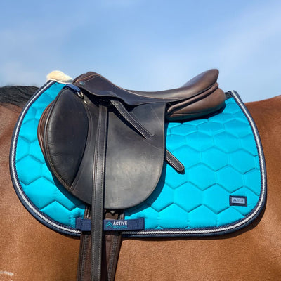 Gloss Hexagon Jump Cotton Saddle Pad | Active Equine - Active Equine