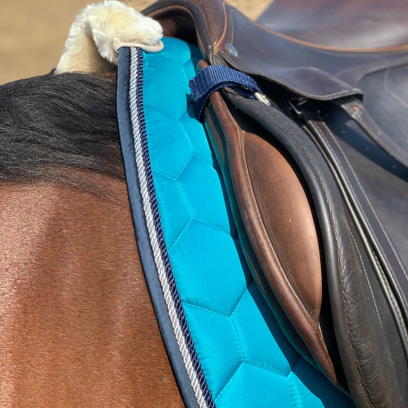 Gloss Hexagon Jump Cotton Saddle Pad | Active Equine - Active Equine