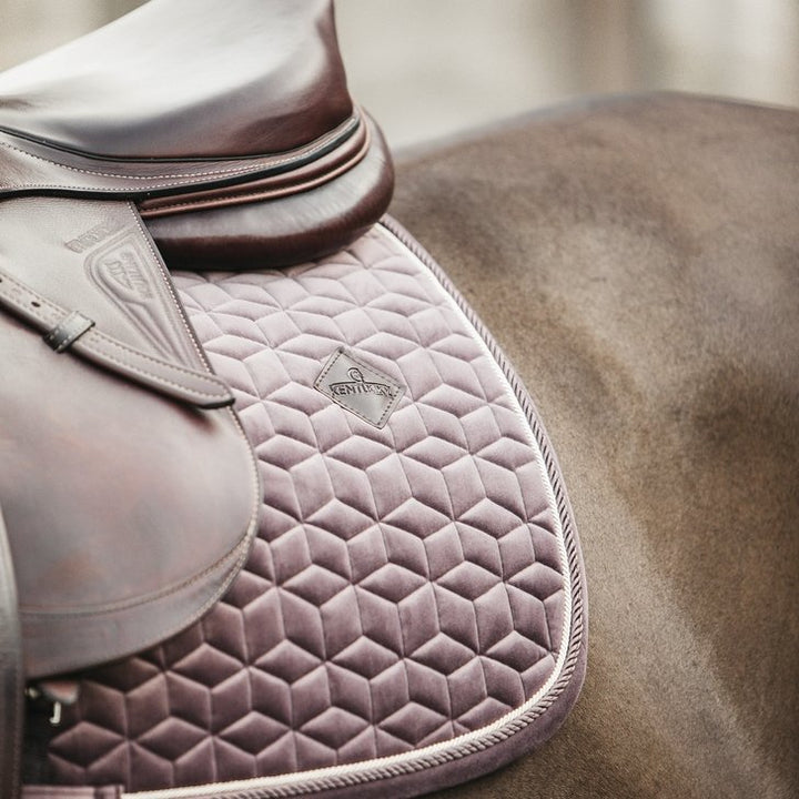 Jumping Saddle Pad Velvet | Kentucky Horsewear - Active Equine