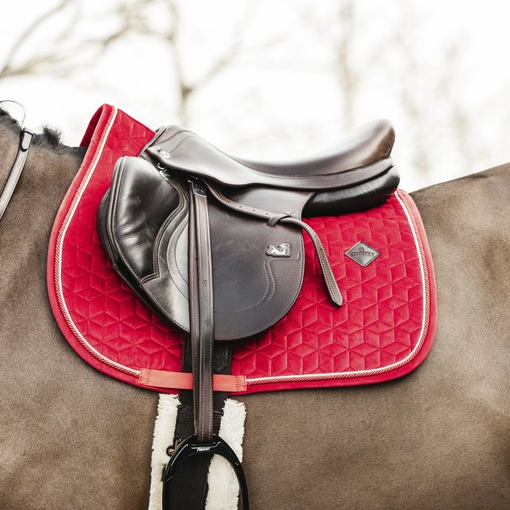 Jumping Saddle Pad Velvet | Kentucky Horsewear - Active Equine