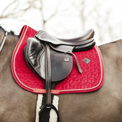 Jumping Saddle Pad Velvet | Kentucky Horsewear - Active Equine