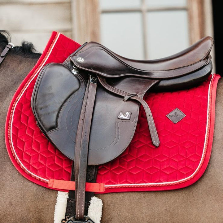 Jumping Saddle Pad Velvet | Kentucky Horsewear - Active Equine