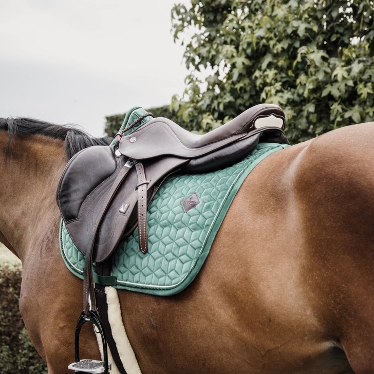 Jumping Saddle Pad Velvet | Kentucky Horsewear - Active Equine