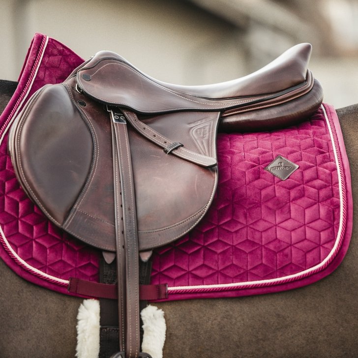 Jumping Saddle Pad Velvet | Kentucky Horsewear - Active Equine