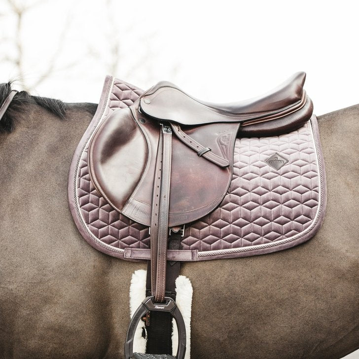 Jumping Saddle Pad Velvet | Kentucky Horsewear - Active Equine