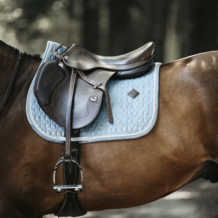 Jumping Saddle Pad Velvet | Kentucky Horsewear - Active Equine