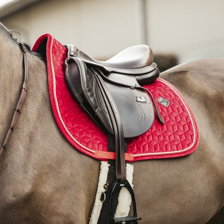 Jumping Saddle Pad Velvet | Kentucky Horsewear - Active Equine