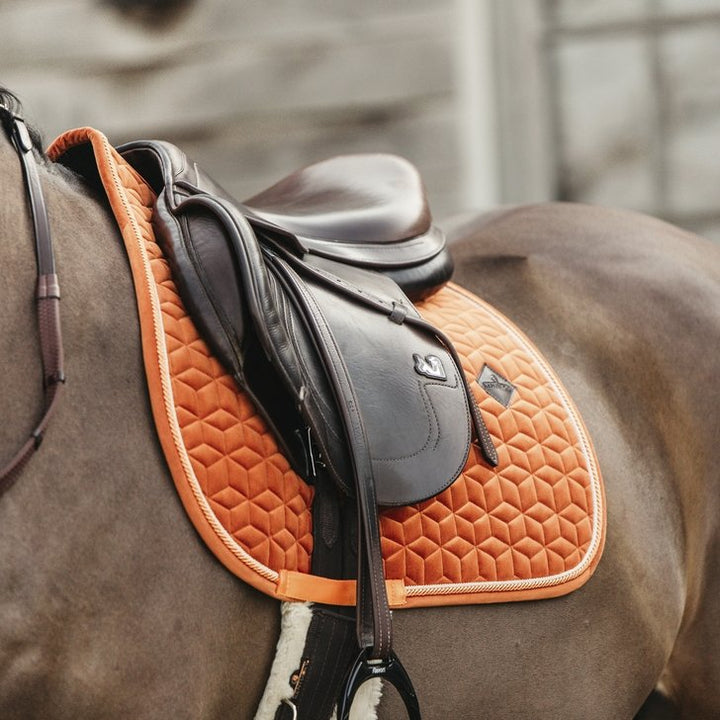 Jumping Saddle Pad Velvet | Kentucky Horsewear - Active Equine