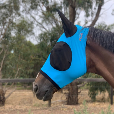 Lycra Fly Mask For Horses - Active Equine