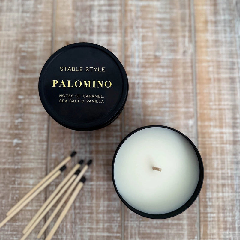 Palomino Soy Wax Seasonal Candle Tin | Stable Style - Active Equine