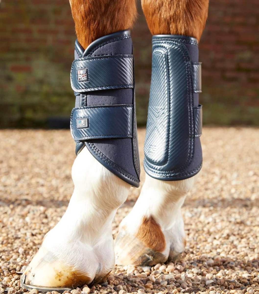 PEI Air-Tech Double Locking Brushing Horse Boots (set of 2) - Active Equine