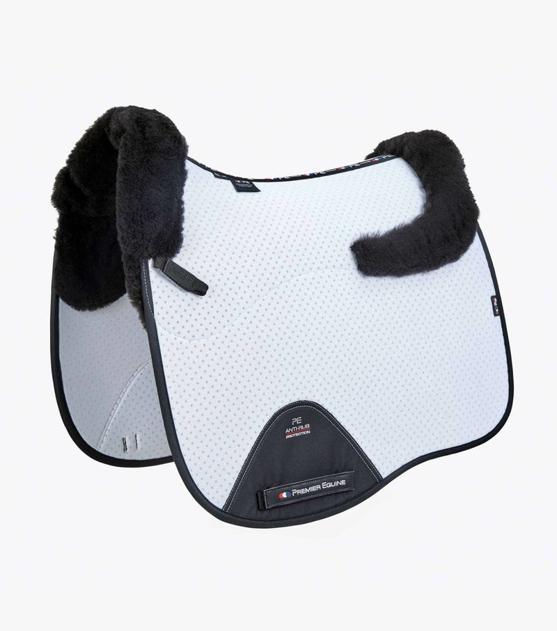 PEI Air Tech Shockproof Wool Dressage Saddle Pad + BONUS Bag - Active Equine