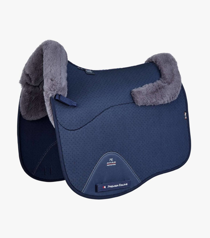 Dressage Saddle Pad + BONUS Bag, PEI Air Tech Shockproof Wool  - Active Equine