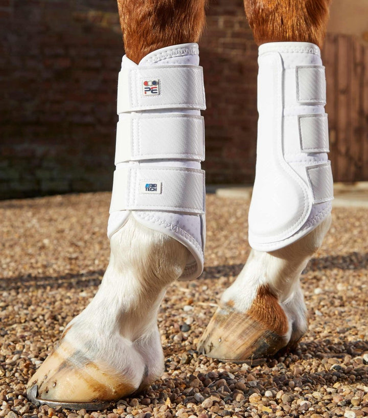 PEI Air-Tech Single Locking Brushing Horse Boots (set of 2) - Active Equine