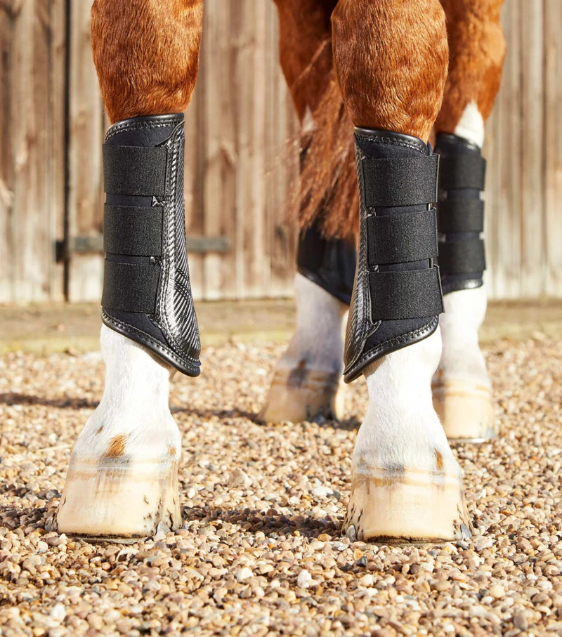 PEI Air-Tech Single Locking Brushing Horse Boots (set of 2) - Active Equine