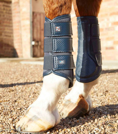 PEI Air-Tech Single Locking Brushing Horse Boots (set of 2) - Active Equine