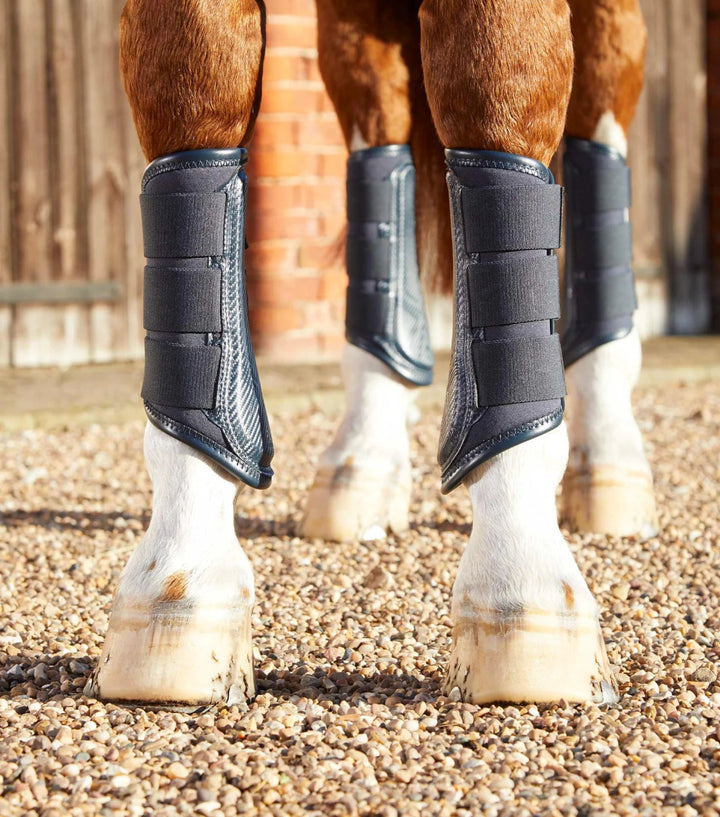 PEI Air-Tech Single Locking Brushing Horse Boots (set of 2) - Active Equine