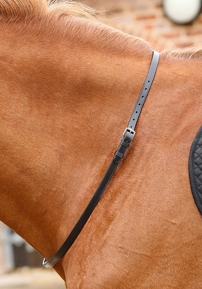 PEI Altino Leather Neck Strap (stainless steel buckles) - Active Equine