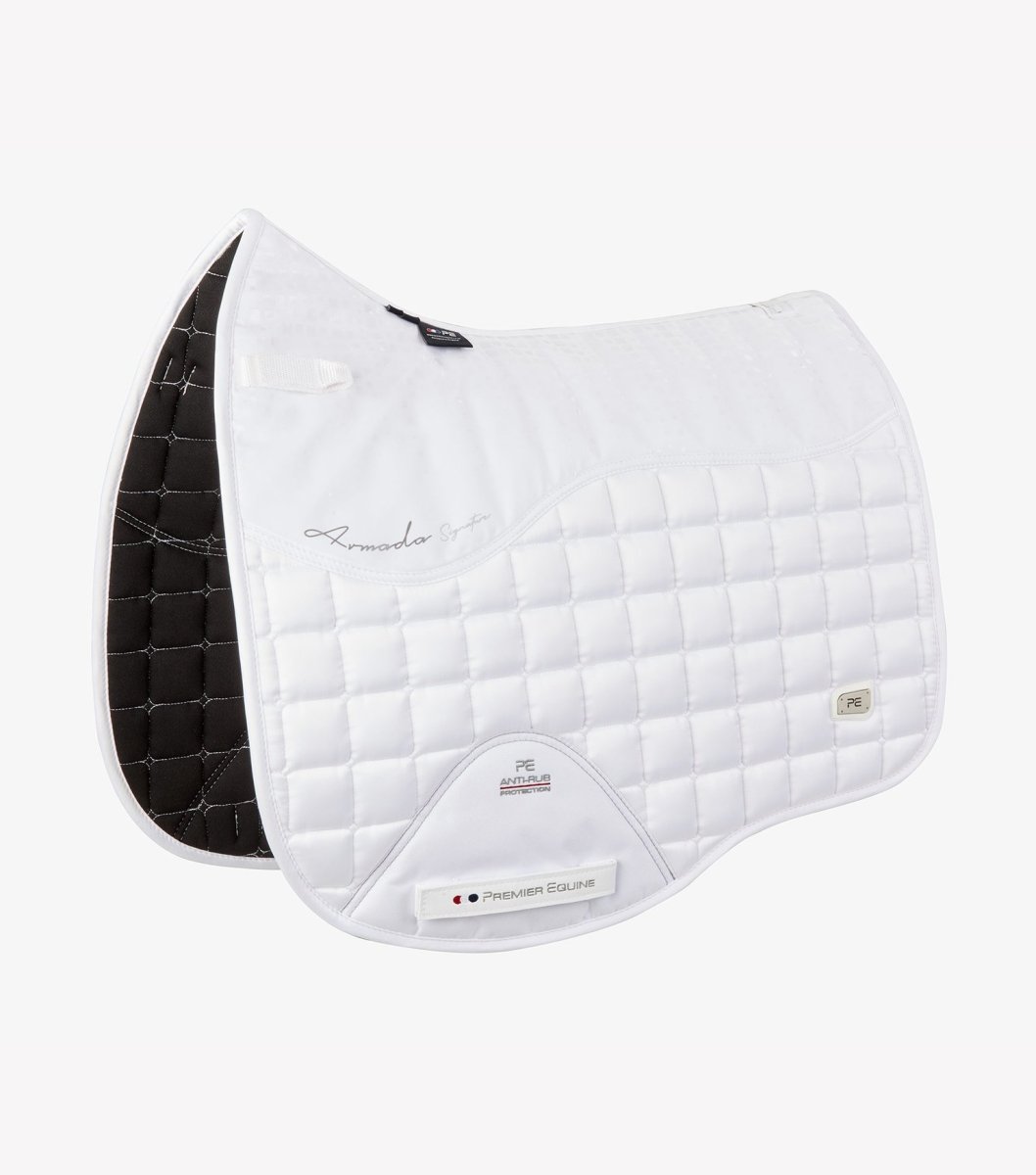 PEI Armada Anti-Slip Dressage Satin Saddle Pad + BONUS Bag - Active Equine