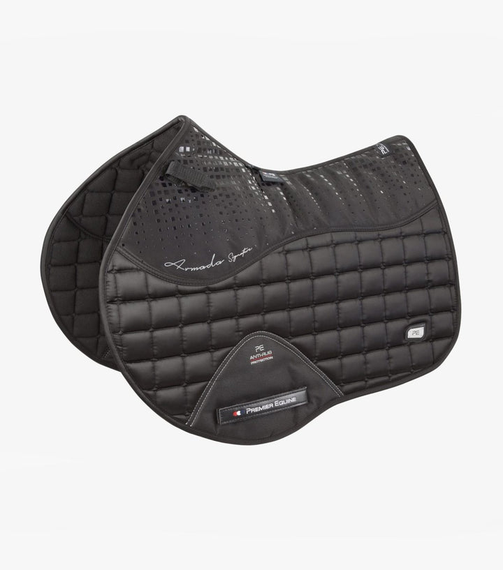 PEI Armada Anti-Slip GP Jump Satin Saddle Pad + BONUS Bag - Active Equine