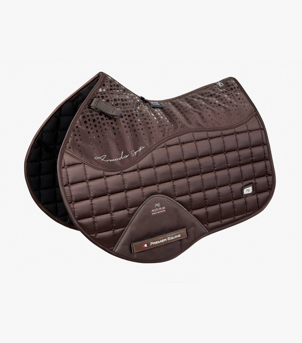 PEI Armada Anti-Slip GP Jump Satin Saddle Pad + BONUS Bag - Active Equine