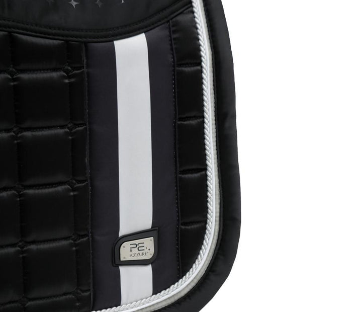 PEI Azzure Anti-Slip Satin Jump Saddle Pad + BONUS Bag - Active Equine