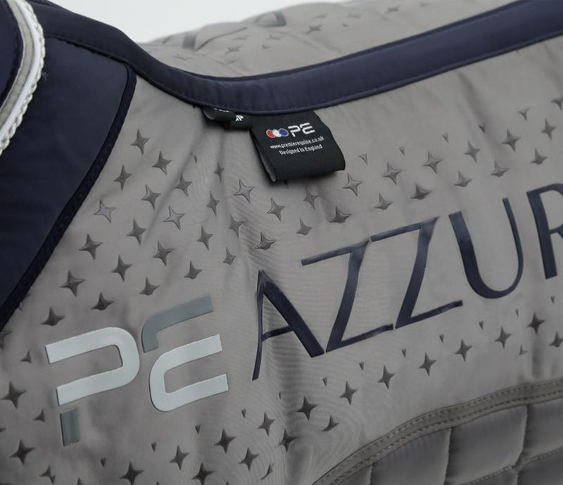 PEI Azzure Anti-Slip Satin Jump Saddle Pad + BONUS Bag - Active Equine