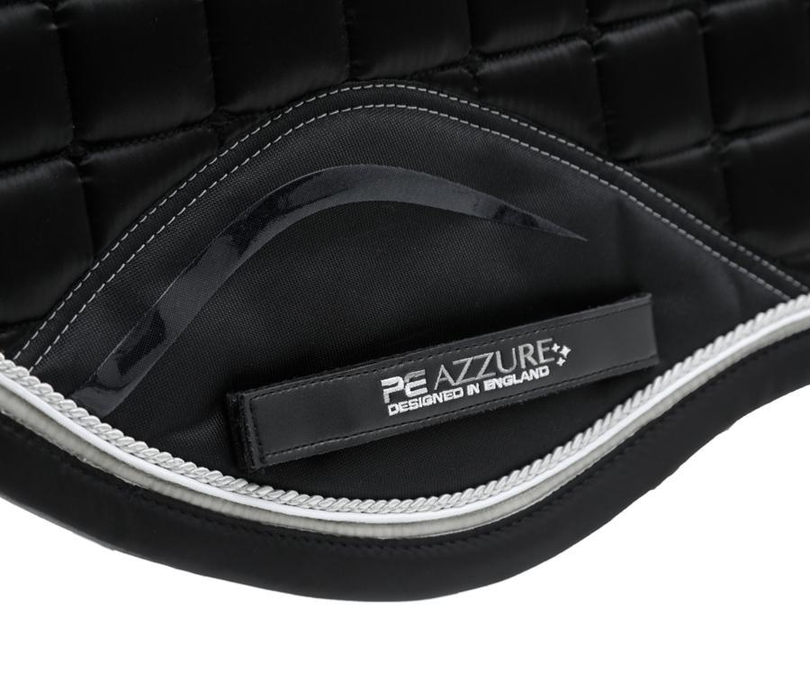 PEI Azzure Anti-Slip Satin Jump Saddle Pad + BONUS Bag - Active Equine