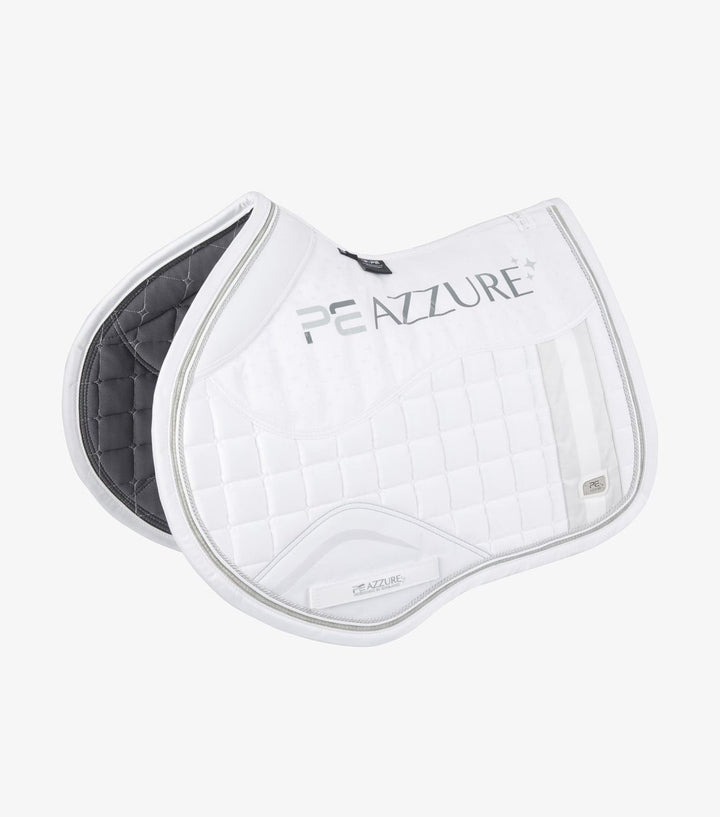 PEI Azzure Anti-Slip Satin Jump Saddle Pad + BONUS Bag - Active Equine