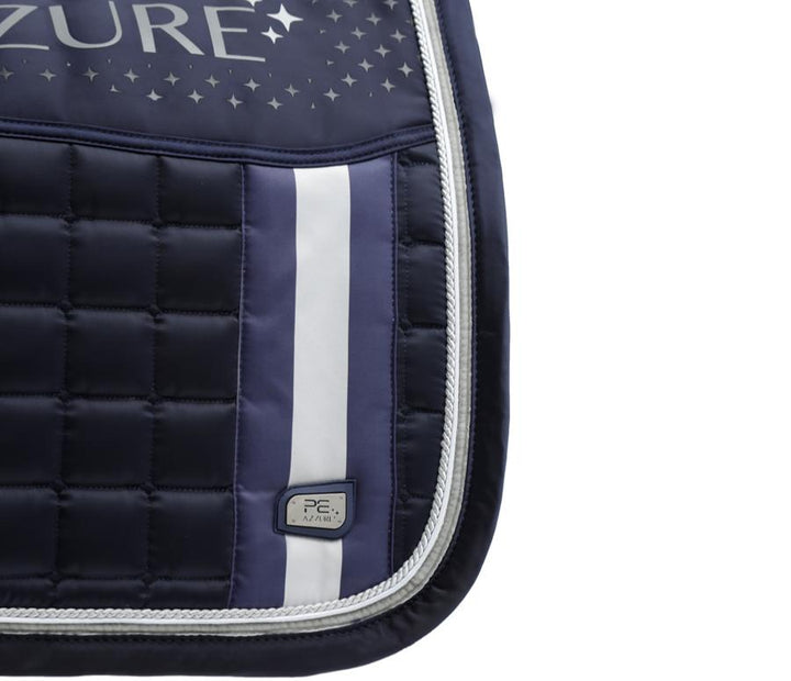 PEI Azzure Anti-Slip Satin Jump Saddle Pad + BONUS Bag - Active Equine