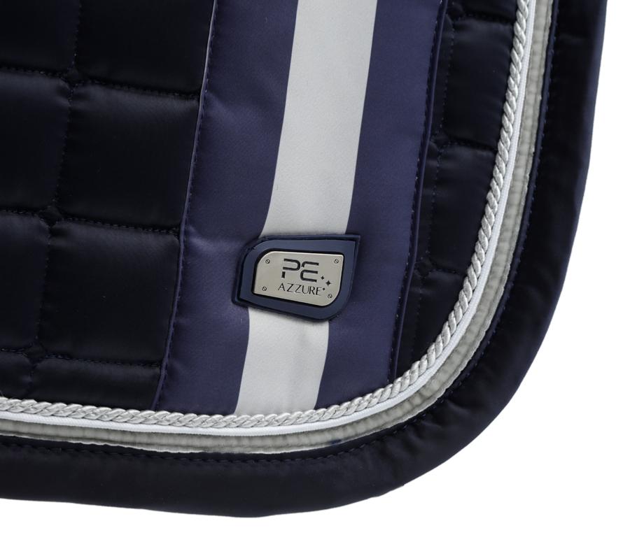 PEI Azzure Anti-Slip Satin Jump Saddle Pad + BONUS Bag - Active Equine