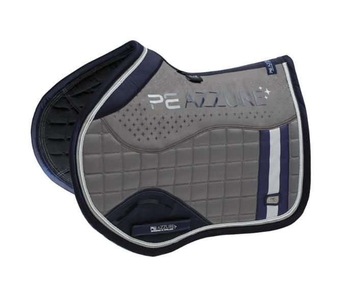 PEI Azzure Anti-Slip Satin Jump Saddle Pad + BONUS Bag - Active Equine